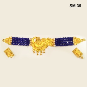 SM39-B Peacock Traditional Wear Choker Fancy Designs