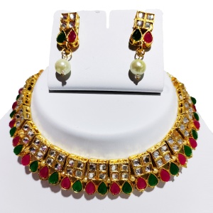 Multicolor Fancy Jewellery Set with Earrings for Women Wear